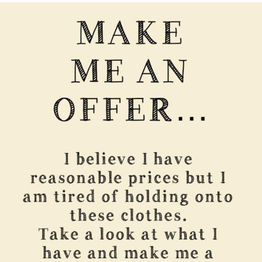 Make me an offer